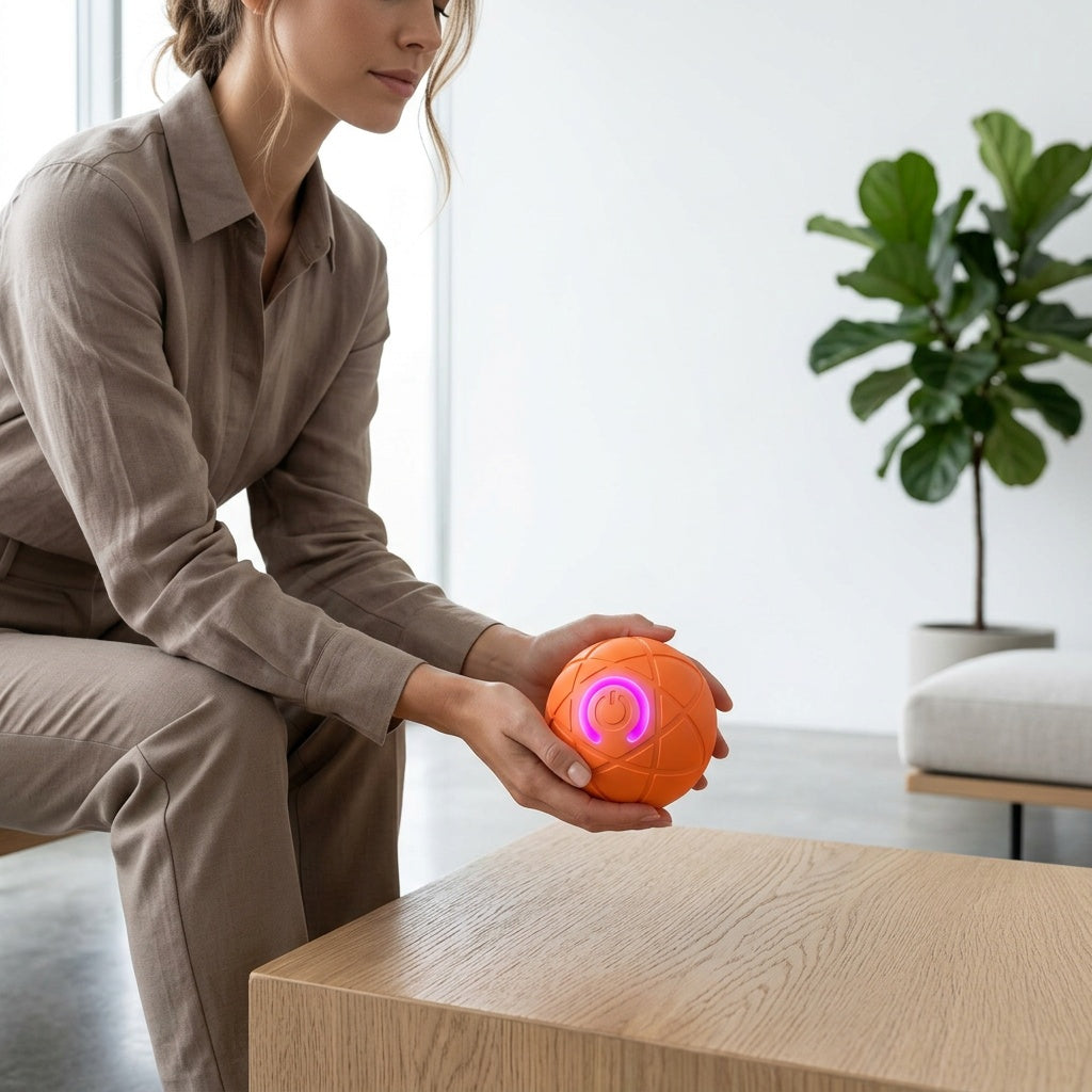 Self-Rolling Interactive Ball for Active Play