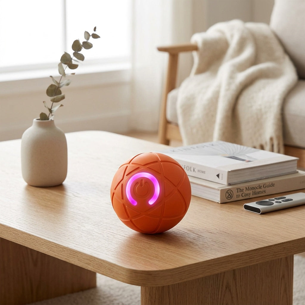 Self-Rolling Interactive Ball for Active Play